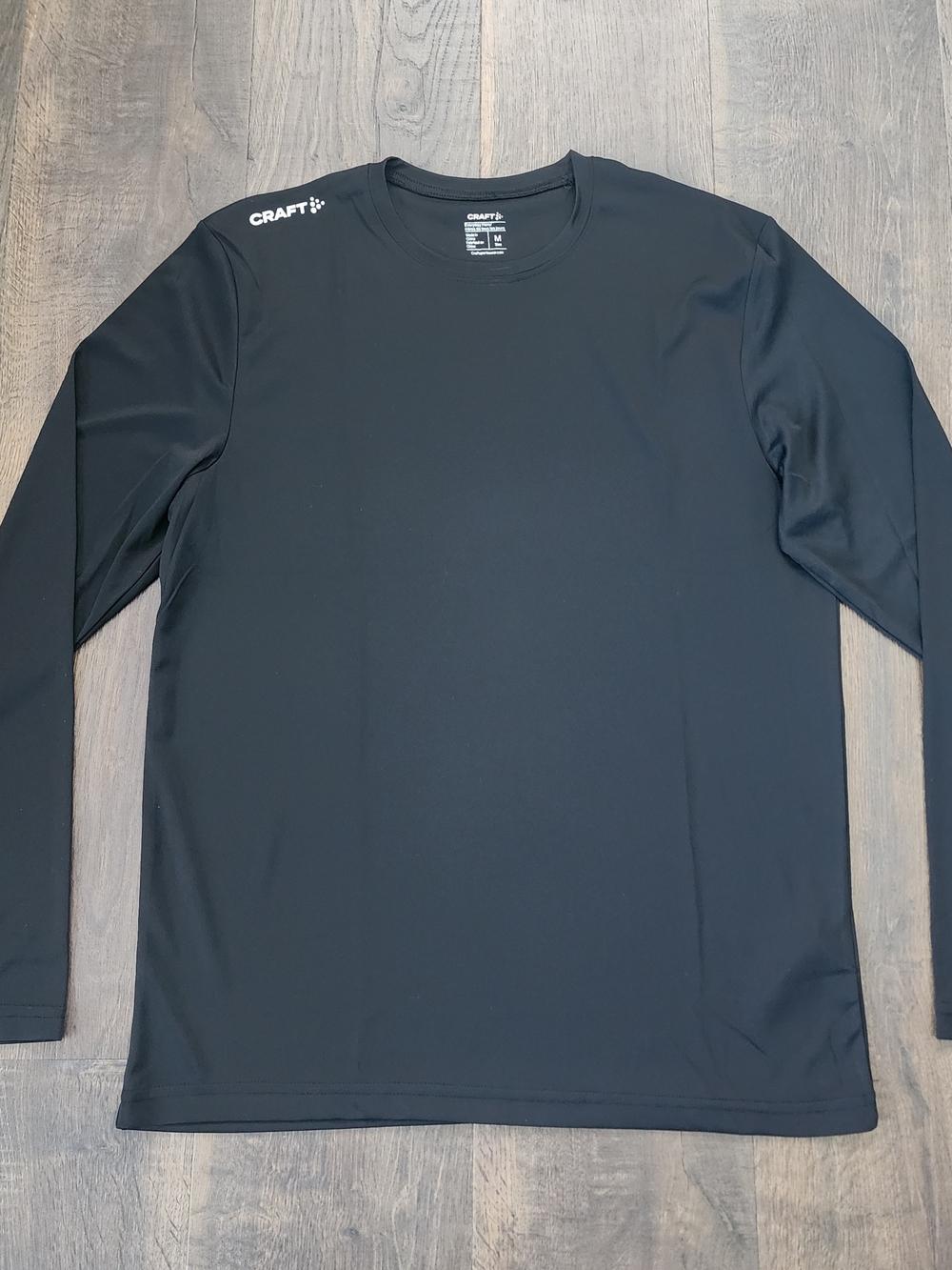 Craft Black Long Sleeve Performance Tee